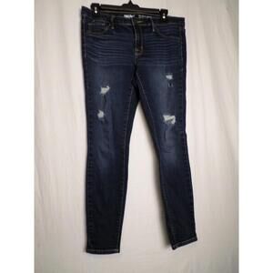 Mossimo Denim Mid Rise Jeggings Dark Wash Womens Size 8/29R Power Stretch